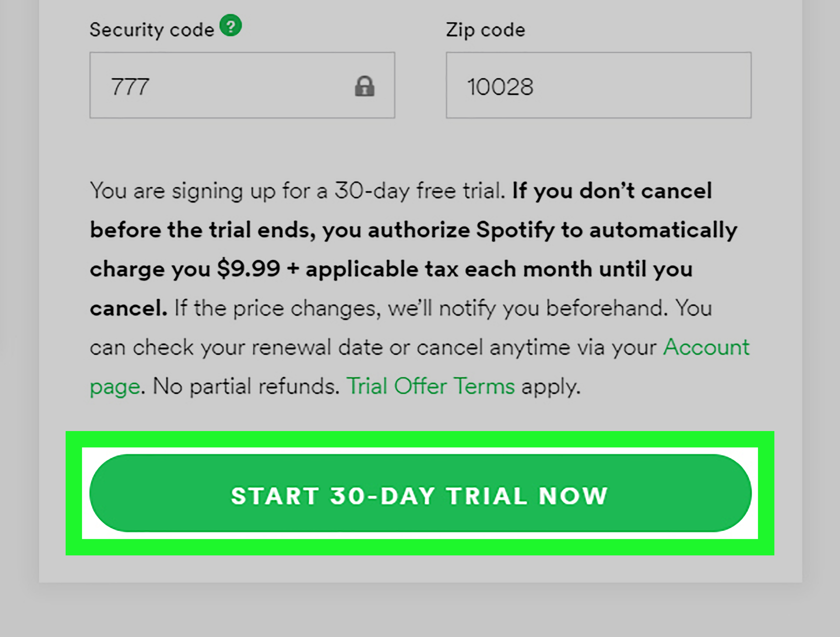 Free spotify premium account code